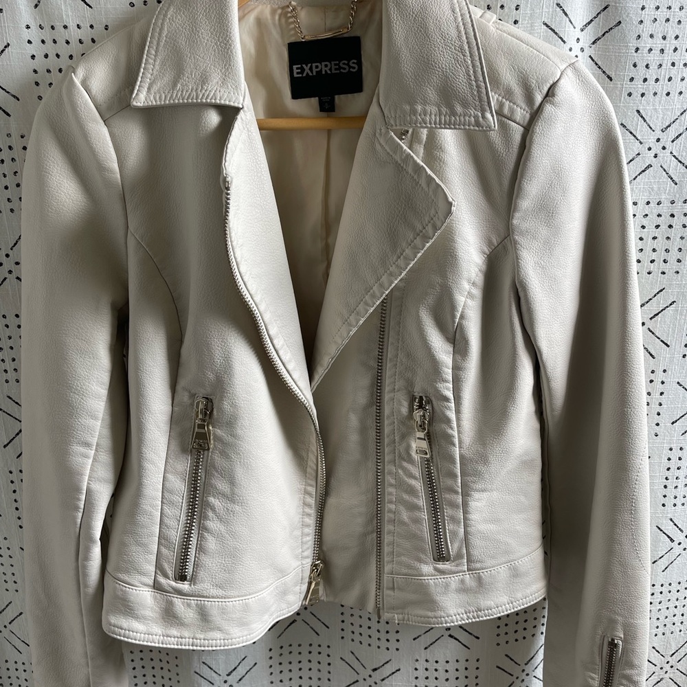 Women’s Express Vegan Leather Jacket size S